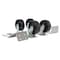 Vestil H-Style -100 & -150 Hopper Glass-Filled Caster 4 Piece 4800 lb 6 x 2, PK4 H-CK4-GFN6-2 - alternate 3